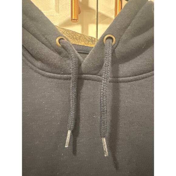 Carhartt Navy pullover hoodie with camo 2XL loose fit RARE VGUC men’s - Picture 4 of 8